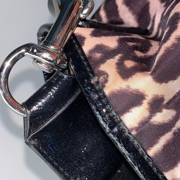 COACH w/ COA Gateway Ocelot Print Nylon Diaper Bag Large Tote - Picture 7 of 13